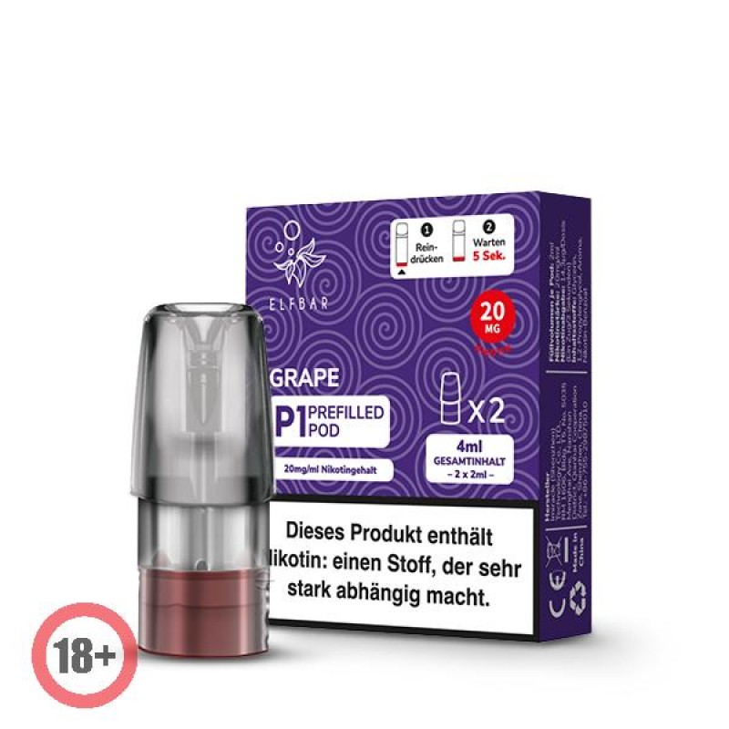 Elfbar Mate500 P1 Pod - Grape