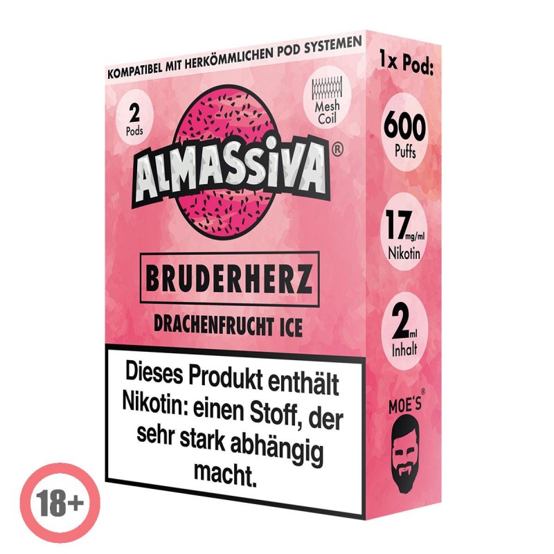 Almassiva prefilled Pod - Bruderherz 17mg/ml