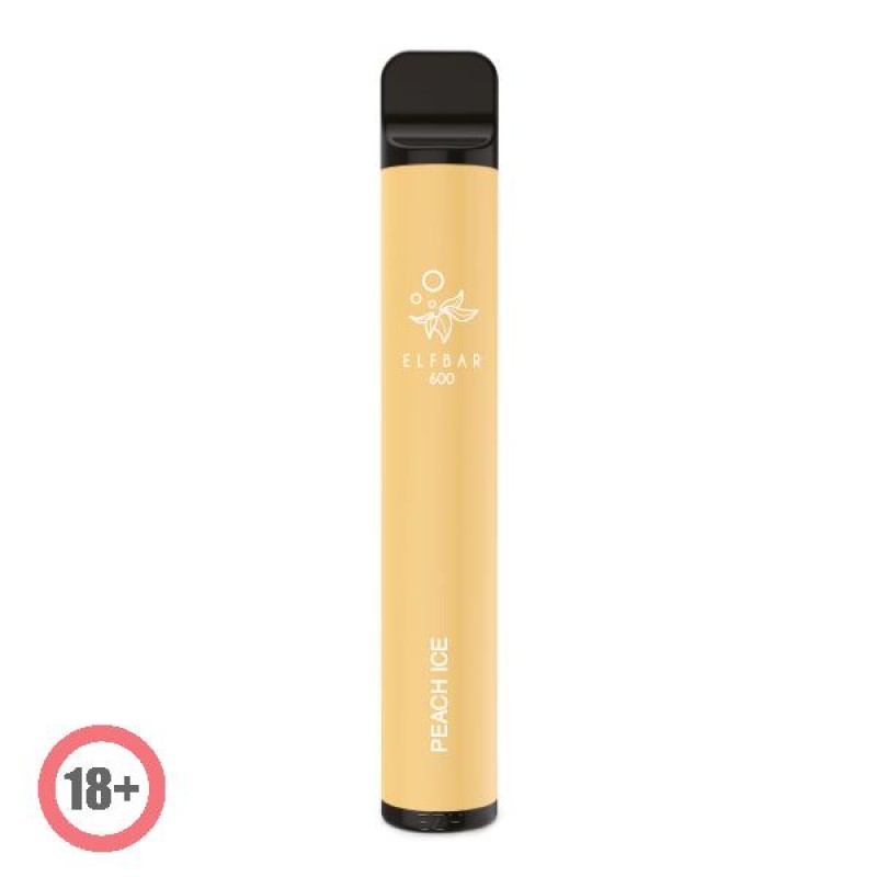 Elfbar 600 Einweg E-Zigarette Peach Ice (Nikotinfrei)