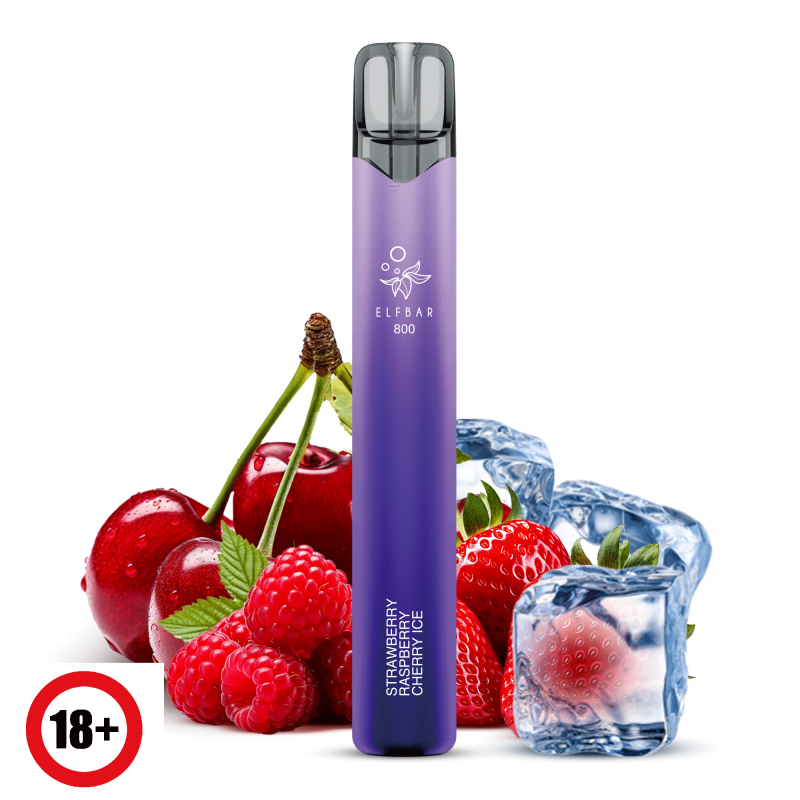 Elfbar 800 Einweg E-Zigarette - Strawberry Raspber...