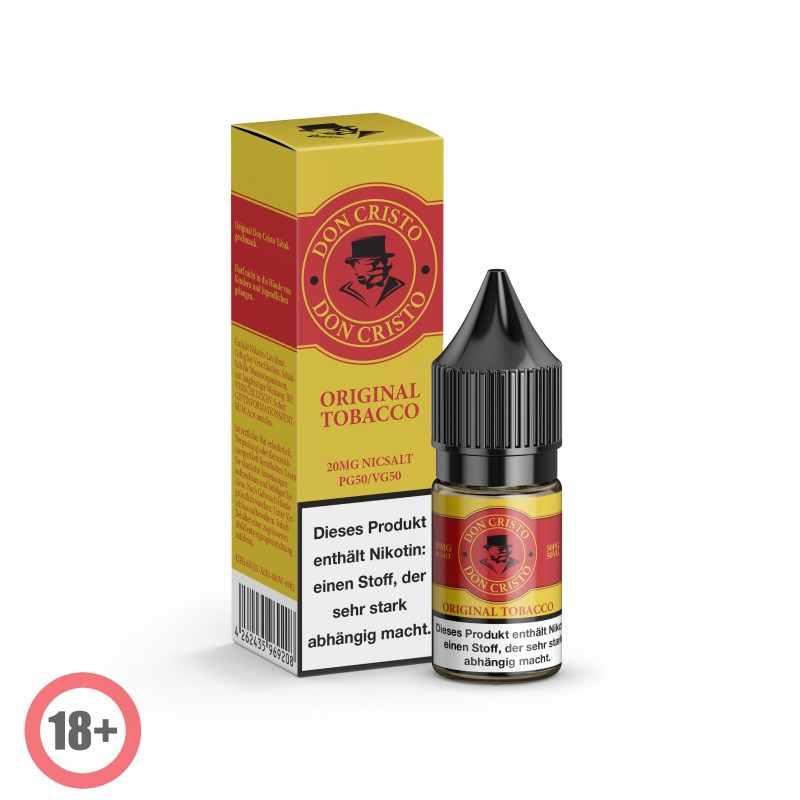 Don Cristo Nikotinsalz Liquid - Original Tobacco 1...