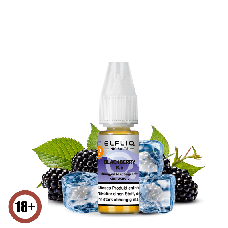 Elfbar Elfliq Blackberry Ice Nikotinsalz Liquid 10...