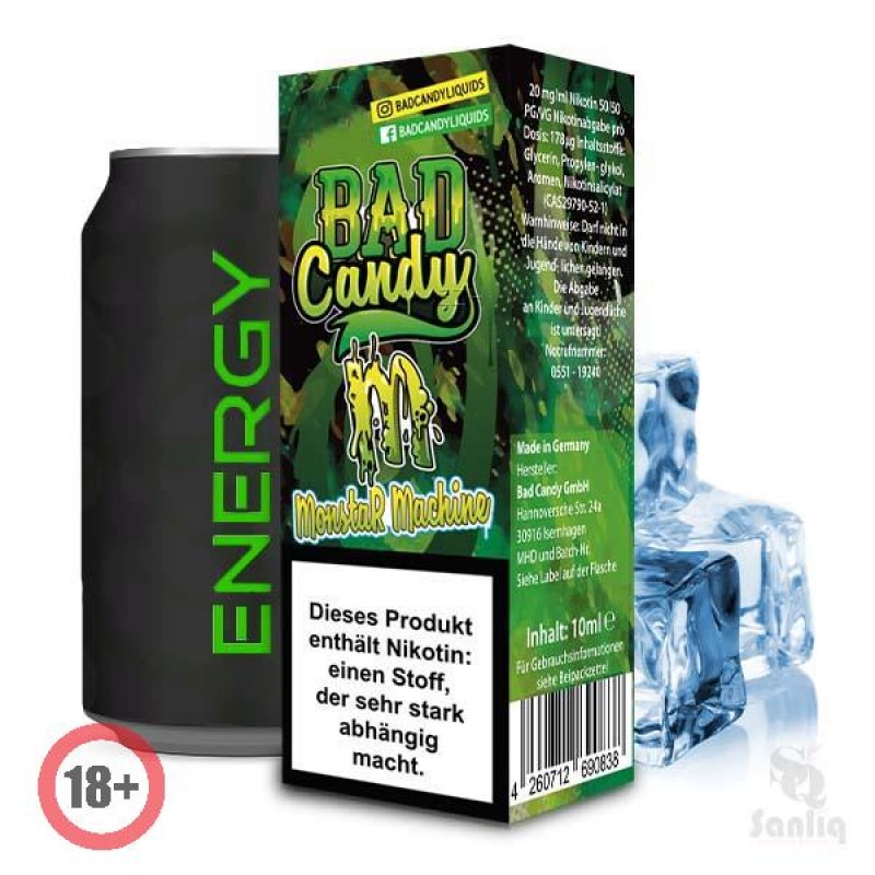 Bad Candy Monstar Machine Nikotinsalz Liquid 10ml ...