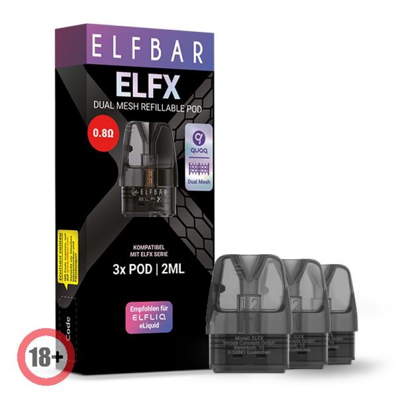 Elfbar Elfx Refillable Pod 0.8 Ohm