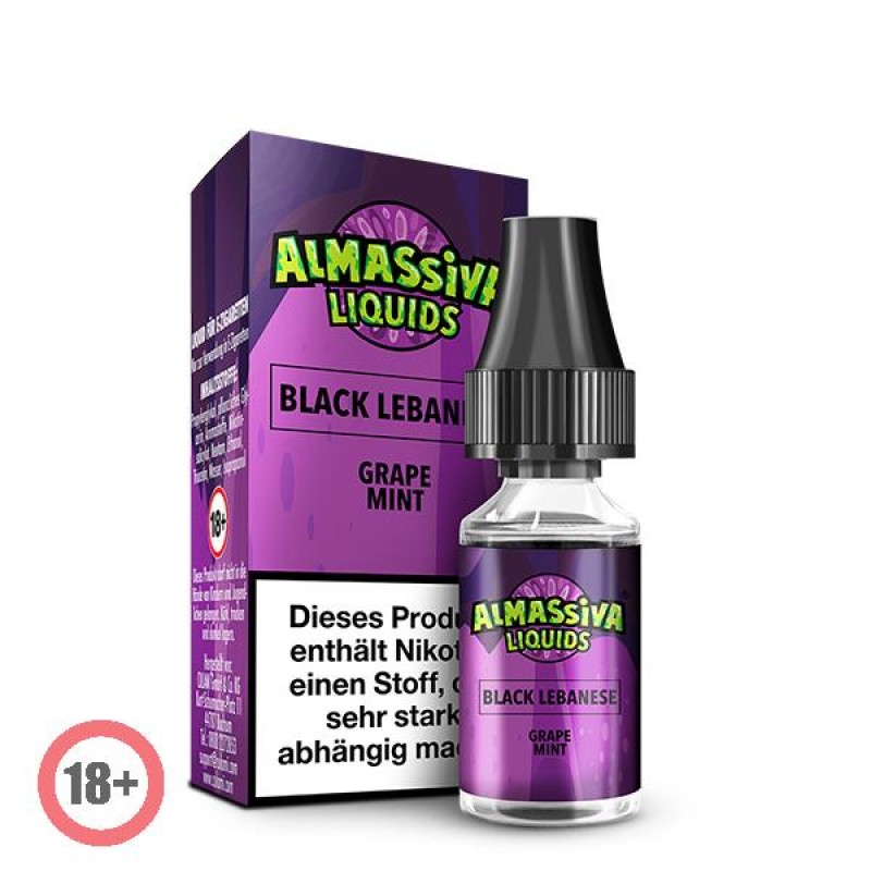 Al Massiva Black Lebanese Nikotinsalz Liquid 10ml 17mg