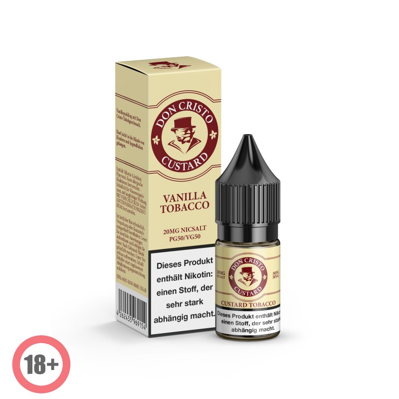 Don Cristo Nikotinsalz Liquid - Vanilla Tobacco 10...