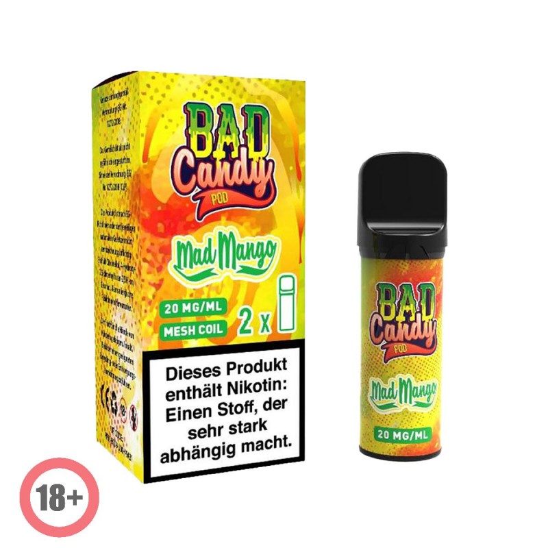 Bad Candy Pod2Go prefilled Pod - Mad Mango 20mg/ml