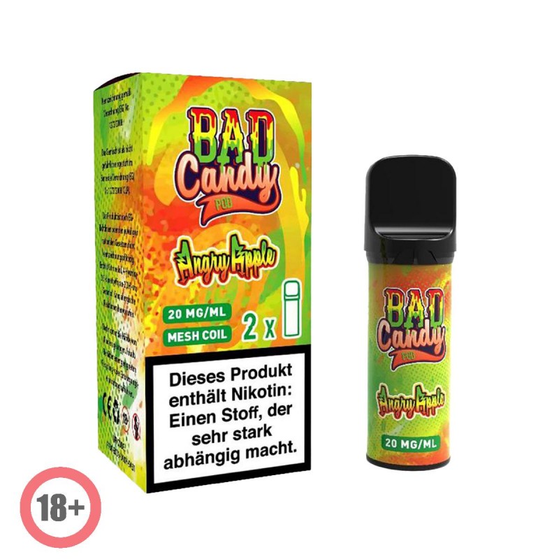 Bad Candy Pod2Go prefilled Pod - Angry Apple 20mg/...