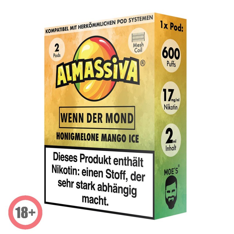 Almassiva prefilled Pod - Wenn der Mond 17mg/ml