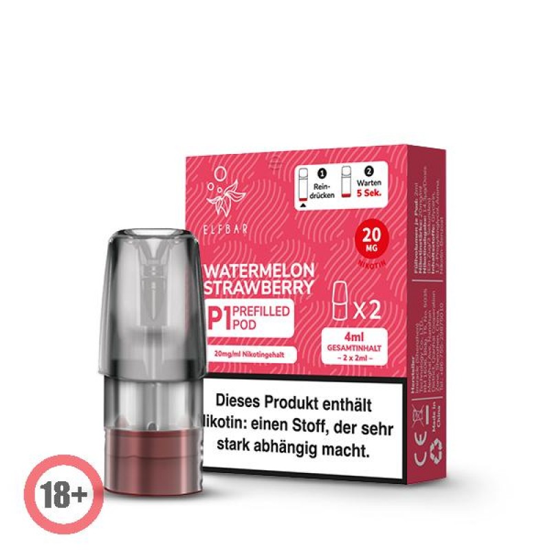 Elfbar Mate500 P1 Pod - Watermelon Strawberry
