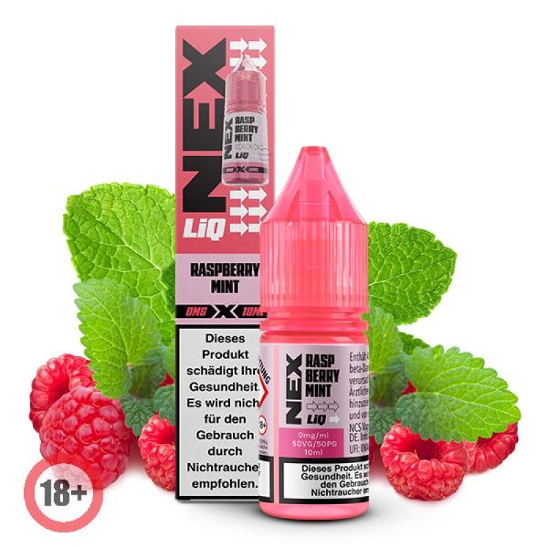 Pod Salt Nexliq Raspberry Mint Liquid 10ml 0mg