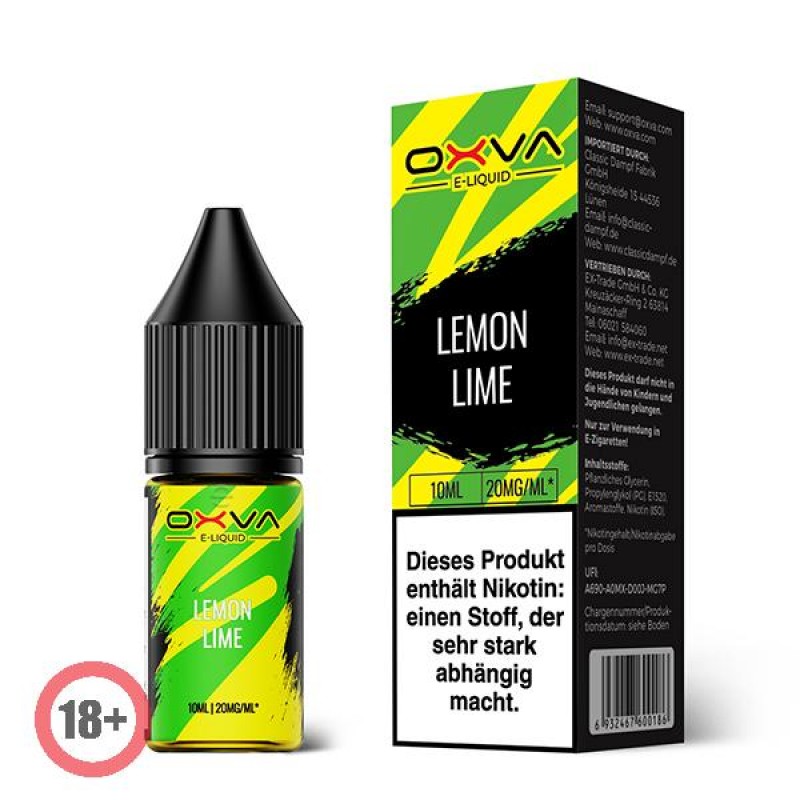 Oxva Lemon Lime Nikotinsalz Liquid 10ml 10mg