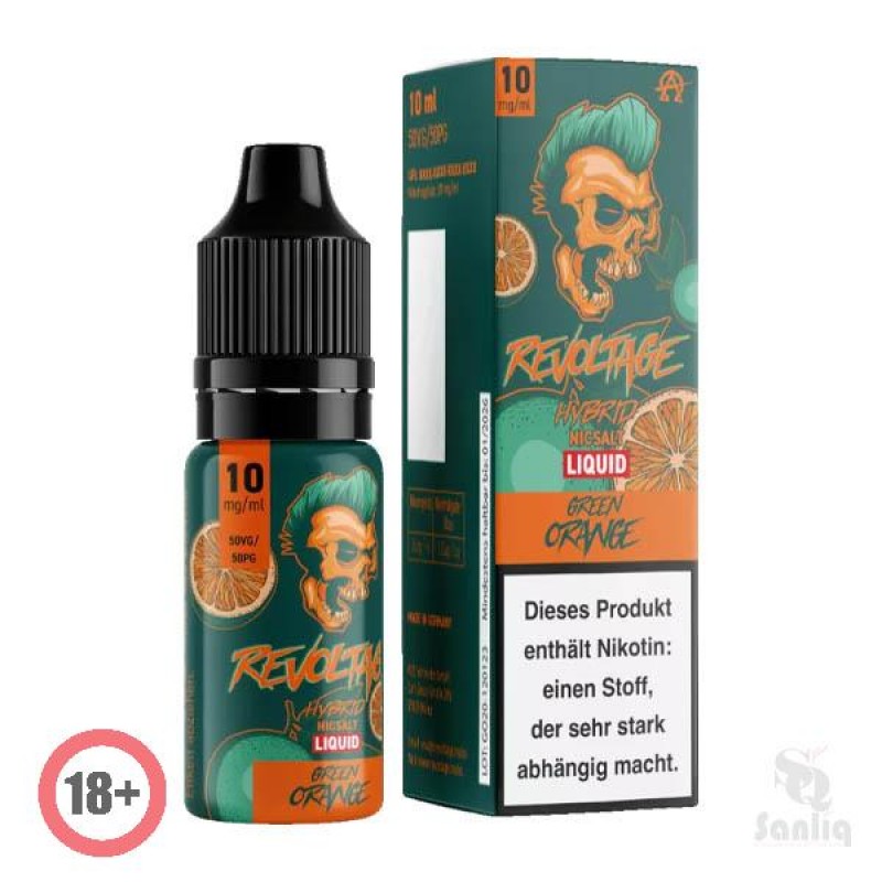 Revoltage Green Orange Hybrid Nikotinsalz Liquid 1...