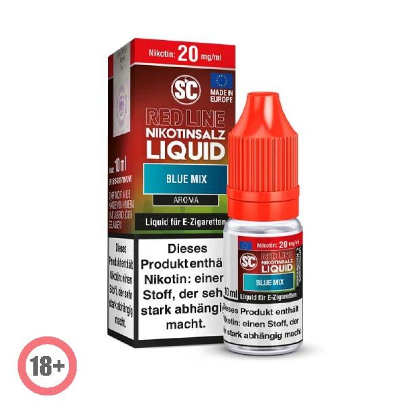 SC RED LINE Blue Mix Nikotinsalz Liquid 10ml 20mg