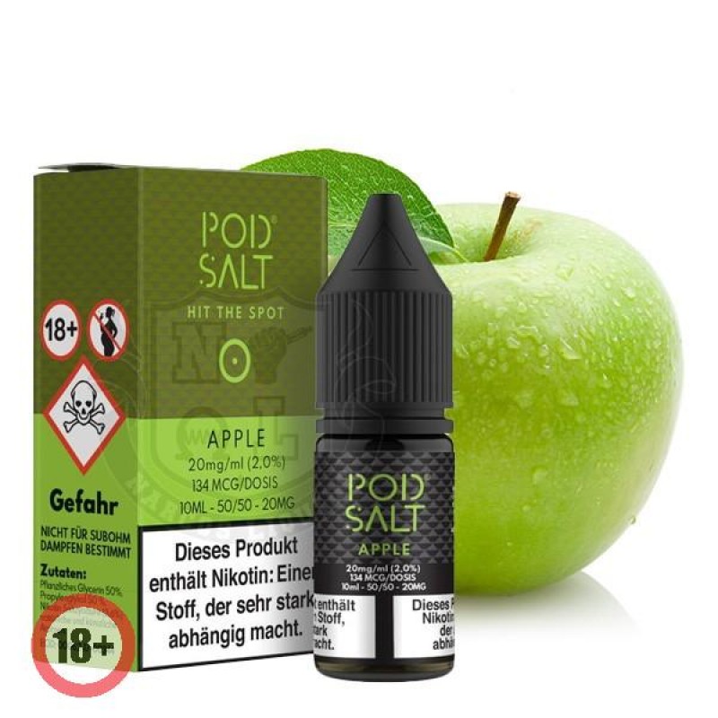 Pod Salt Apple Nikotinsalz Liquid 10ml 11mg