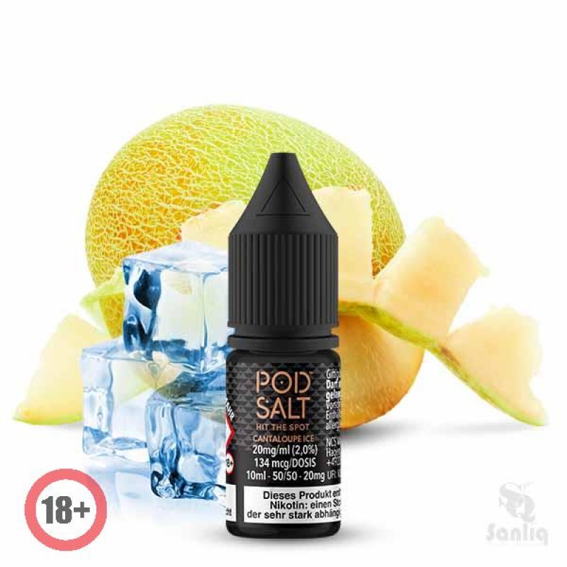 Pod Salt Cantaloupe Ice Nikotinsalz Liquid 10ml 20...