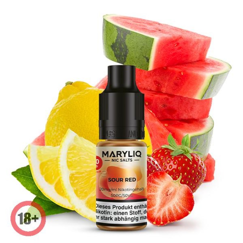 Lost Mary Maryliq Sour Red Nikotinsalz Liquid 10ml...