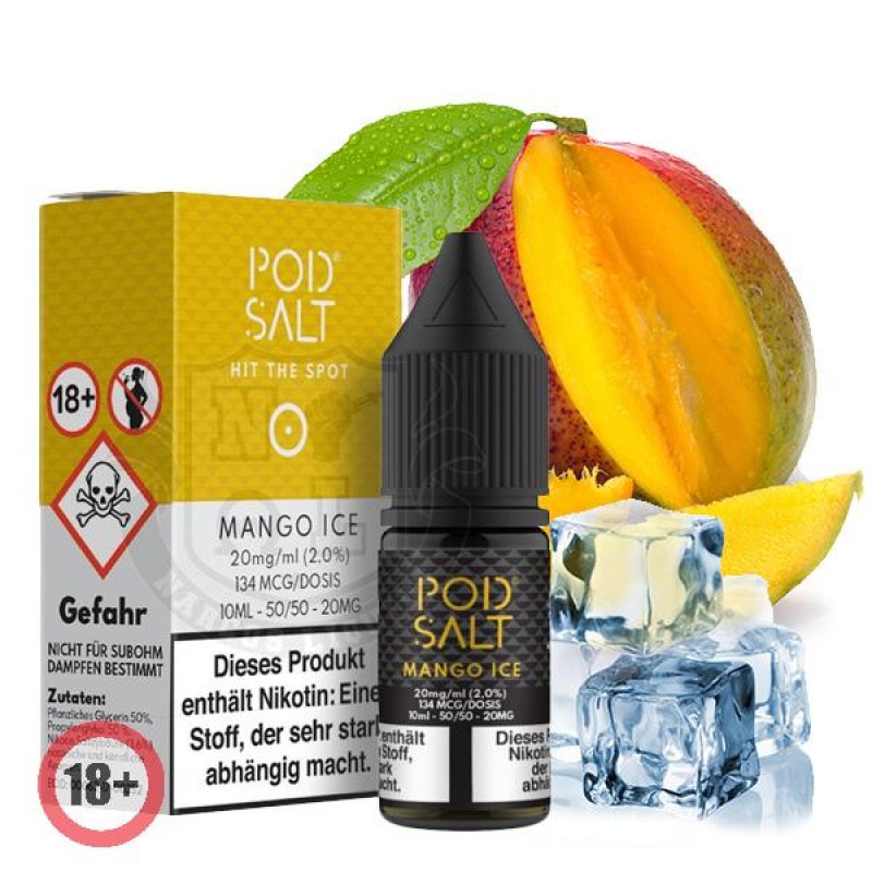 Pod Salt Mango Ice Nikotinsalz Liquid 10ml 11mg