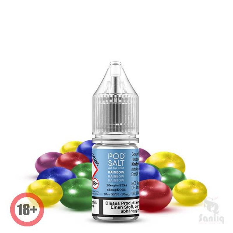 Pod Salt XTRA Rainbow Nikotinsalz Liquid 10ml 20mg