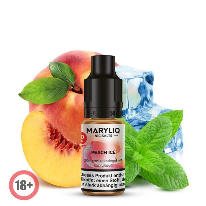 Lost Mary Maryliq Peach Ice Nikotinsalz Liquid 10m...