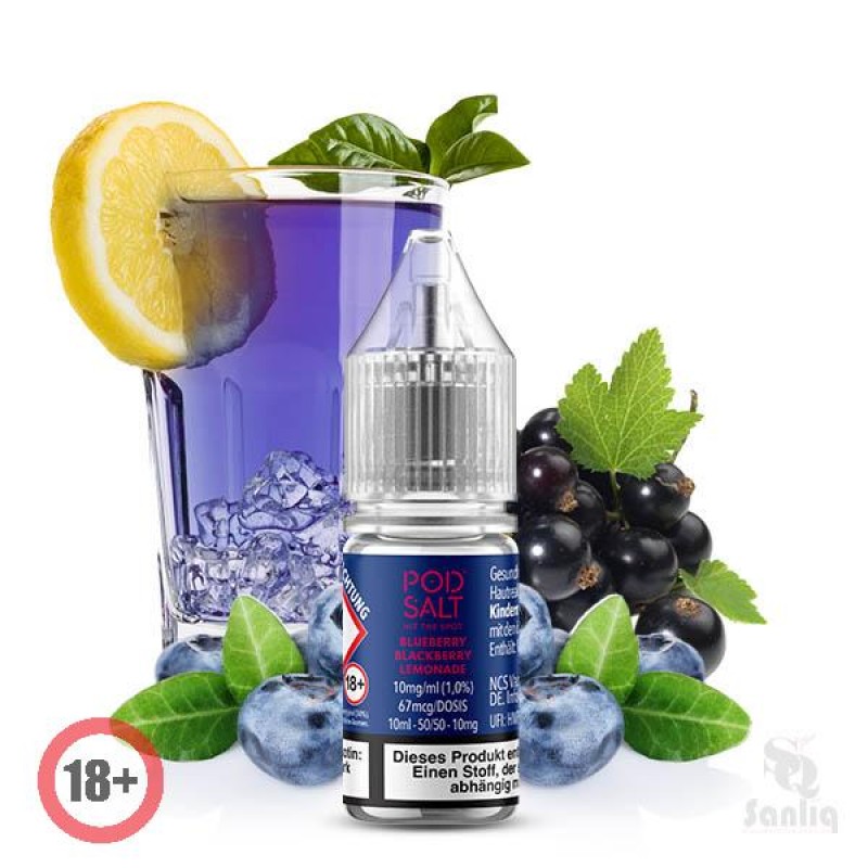 Pod Salt XTRA Blueberry Blackberry Lemonade Nikoti...