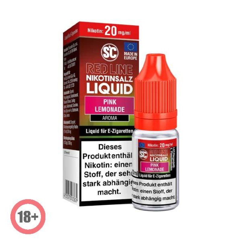 SC RED LINE Pink Lemonade Nikotinsalz Liquid 10ml ...