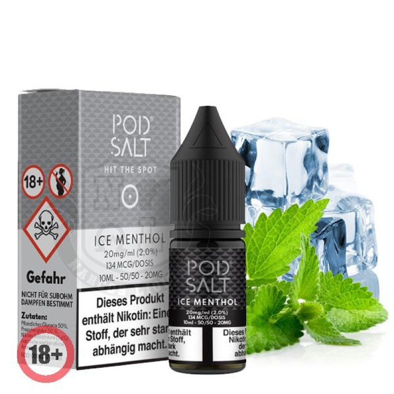 Pod Salt Ice Menthol Nikotinsalz Liquid 10ml 11mg