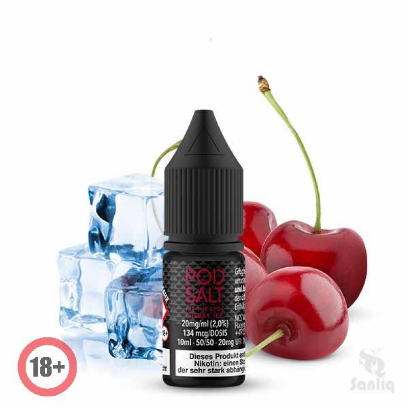 Pod Salt Cherry Ice Nikotinsalz Liquid 10ml 20mg