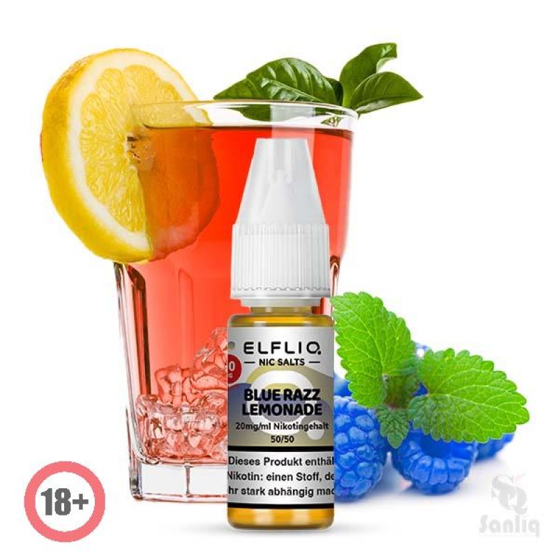 Elfbar Elfliq Blue Razz Lemonade Nikotinsalz Liqui...