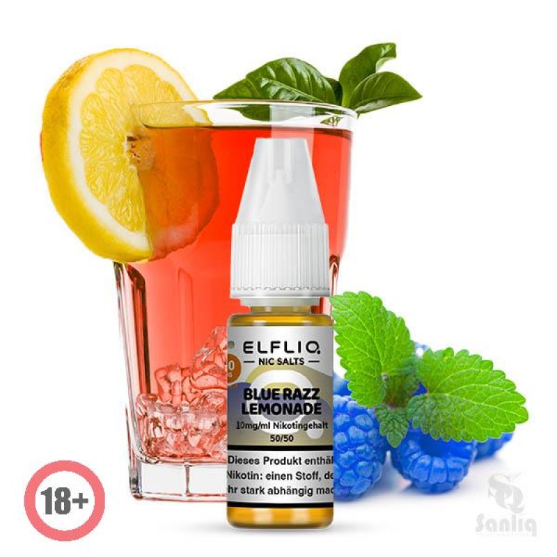 Elfbar Elfliq Blue Razz Lemonade Nikotinsalz Liqui...