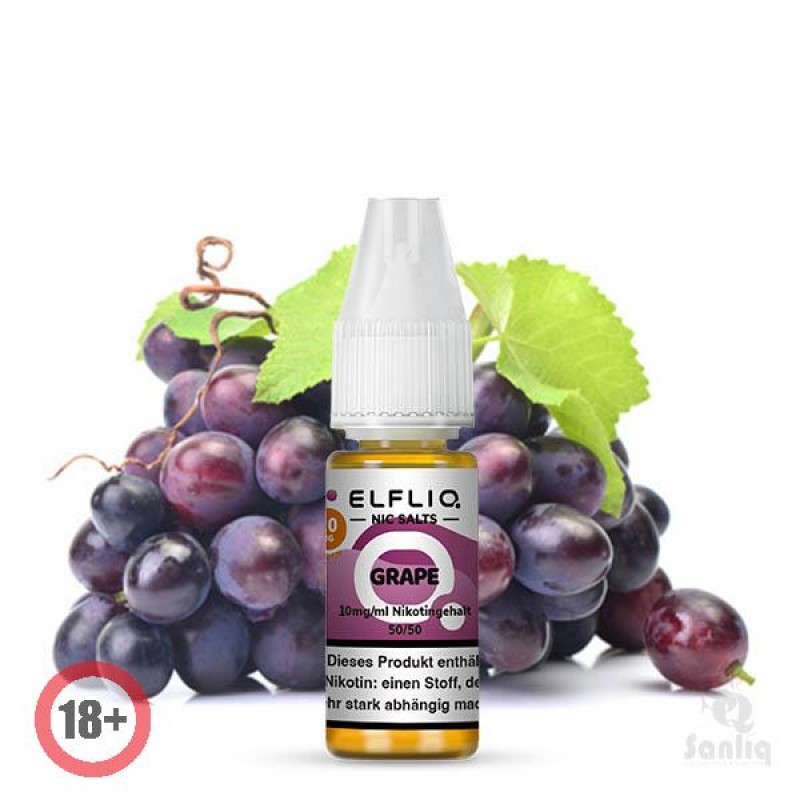 Elfbar Elfliq Grape Nikotinsalz Liquid 10ml 10mg