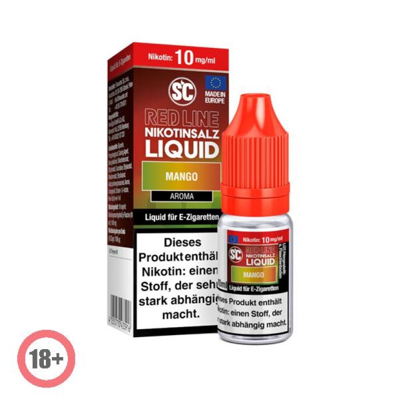 SC RED LINE Mango Nikotinsalz Liquid 10ml 10mg