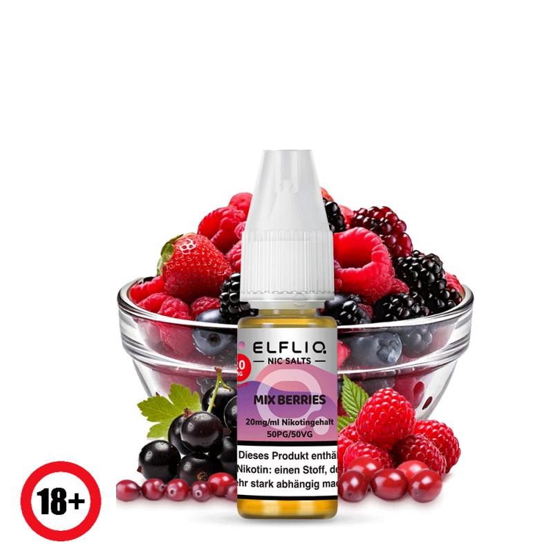 Elfbar Elfliq Mix Berries Nikotinsalz Liquid 10ml ...