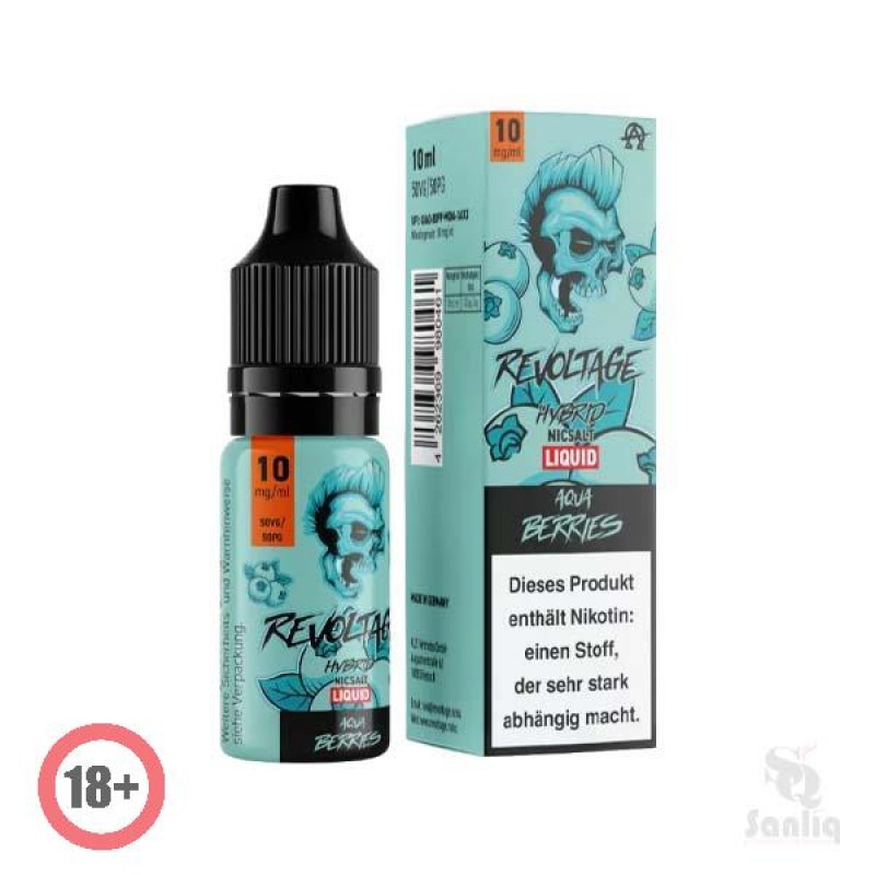 Revoltage Aqua Berries Hybrid Nikotinsalz Liquid 1...