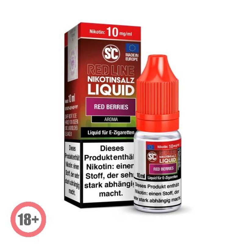 SC RED LINE Red Berries Nikotinsalz Liquid 10ml 10...