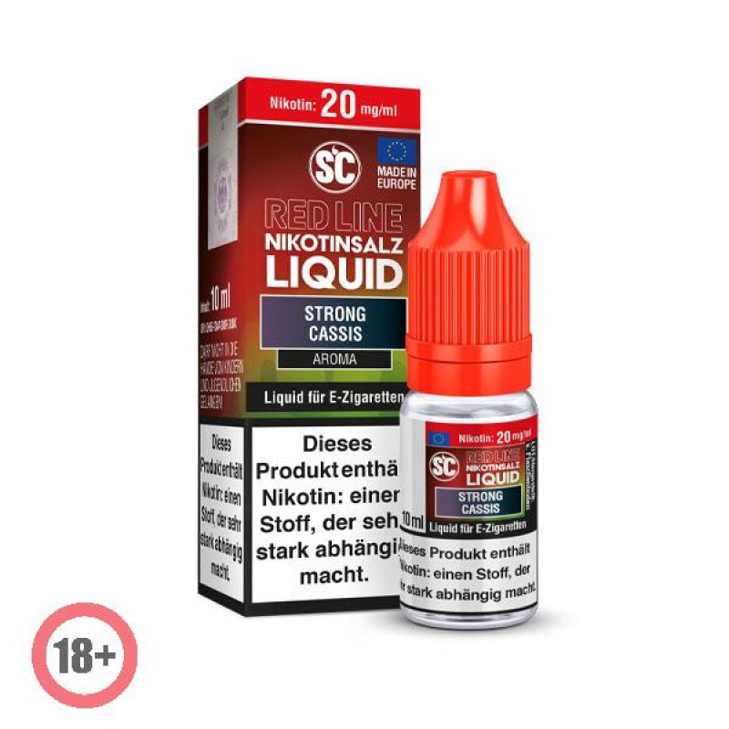 SC RED LINE Strong Cassis Nikotinsalz Liquid 10ml ...