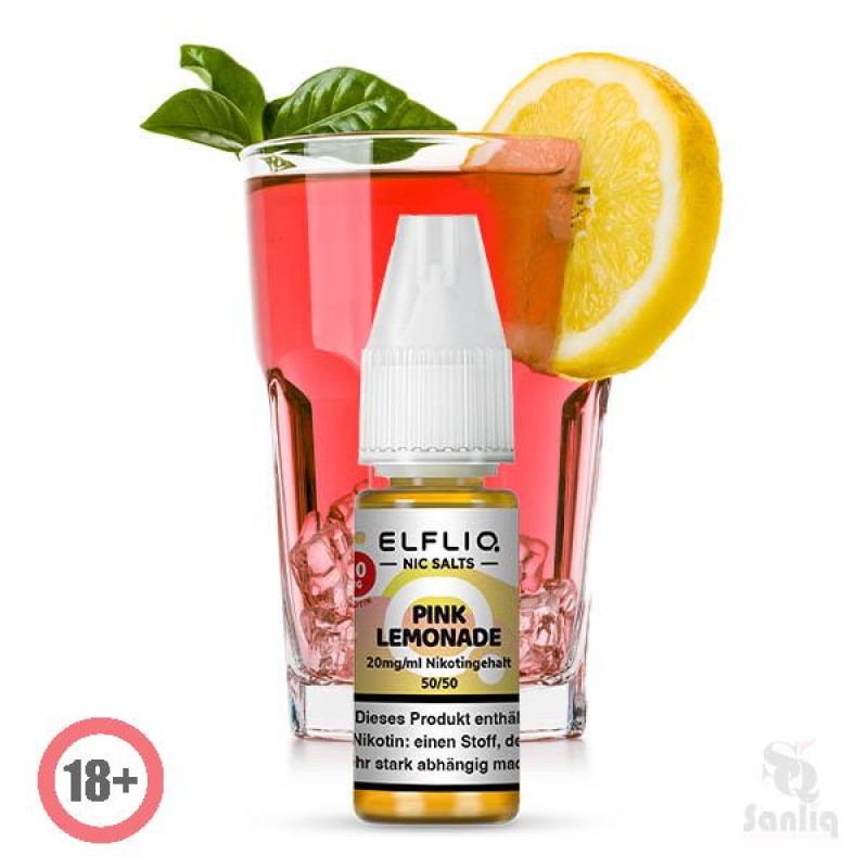 Elfbar Elfliq Pink Lemonade Nikotinsalz Liquid 10m...