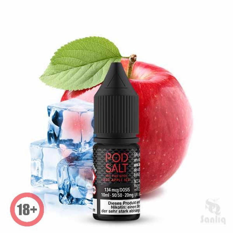 Pod Salt Red Apple Ice Nikotinsalz Liquid 10ml 11m...