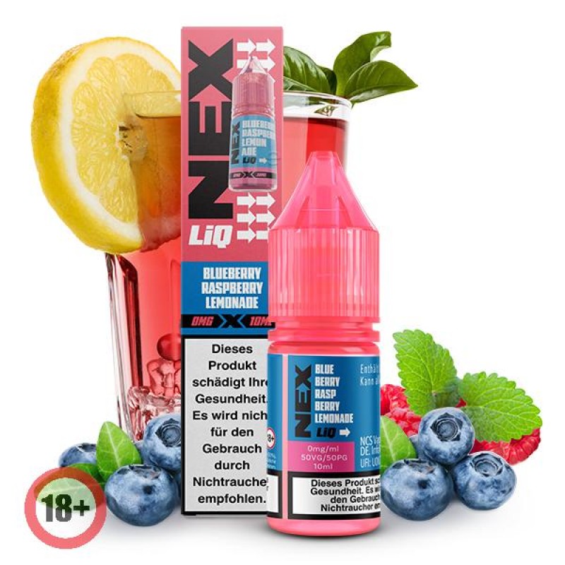 Pod Salt Nexliq Blueberry Raspberry Lemonade Liqui...