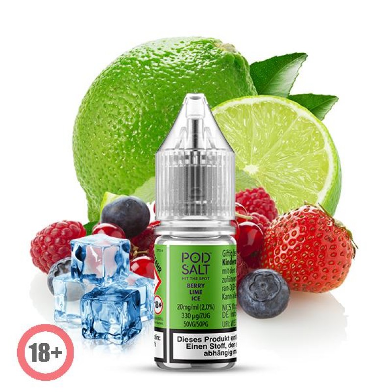 Pod Salt XTRA Berry Lime Ice Nikotinsalz Liquid 10...