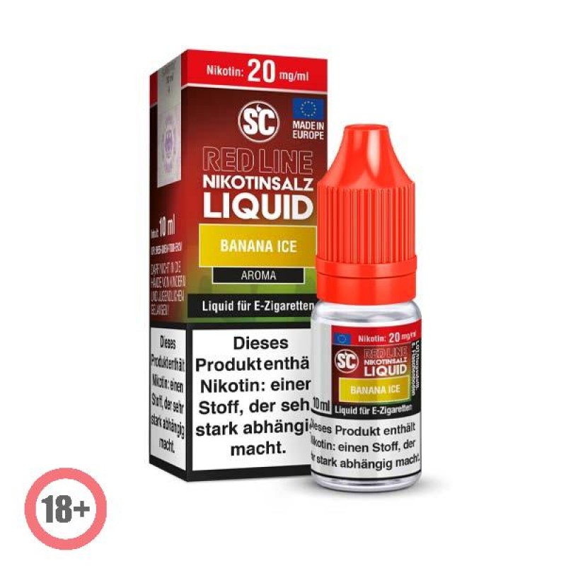 SC RED LINE Banana Ice Nikotinsalz Liquid 10ml 20m...