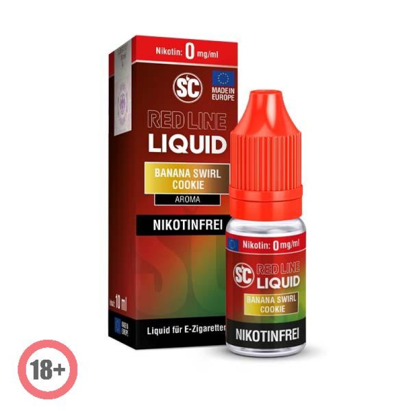 SC RED LINE Banana Swirl Cookie Liquid 10ml 0mg