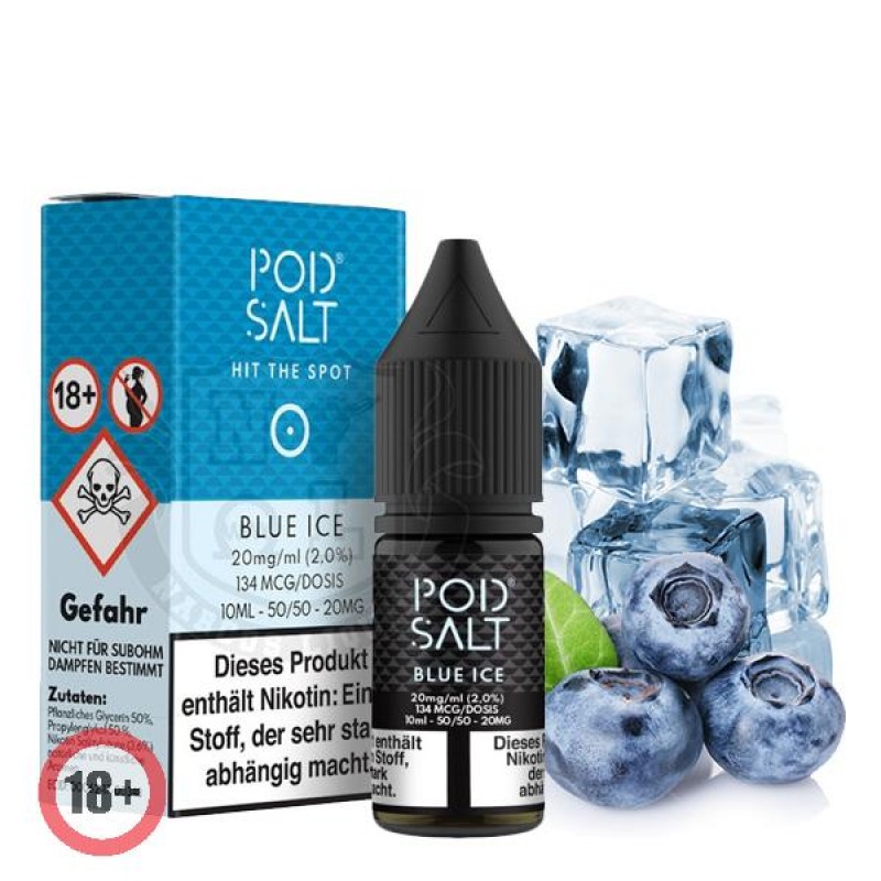 Pod Salt Blue Ice Nikotinsalz Liquid 10ml 11mg