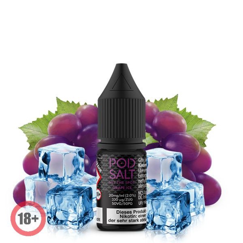 Pod Salt Grape Ice Nikotinsalz Liquid 10ml 11mg