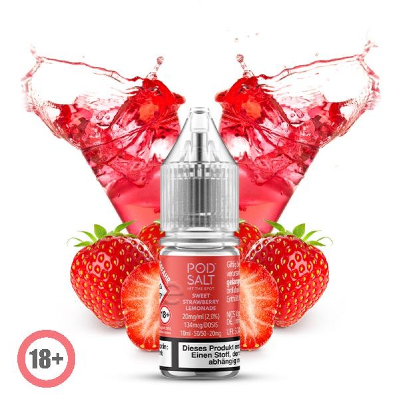 Pod Salt XTRA Sweet Strawberry Lemonade Nikotinsal...