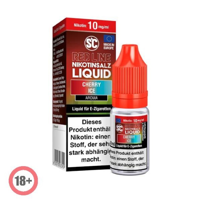 SC RED LINE Cherry Ice Nikotinsalz Liquid 10ml 10m...