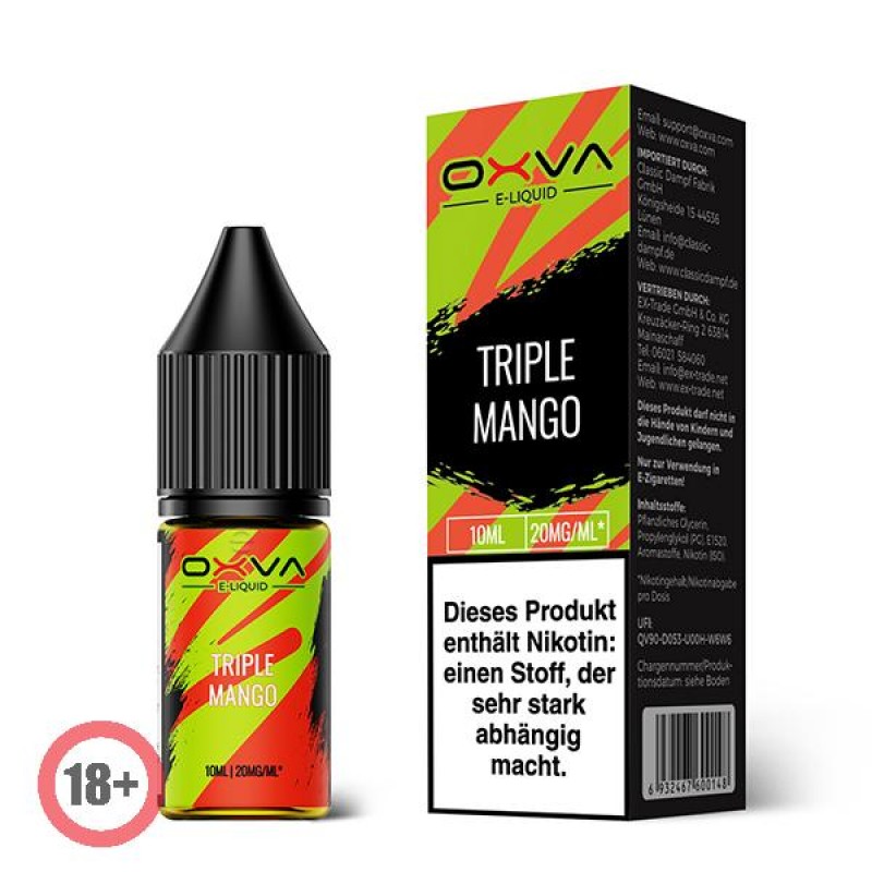 Oxva Triple Mango Nikotinsalz Liquid 10ml 20mg