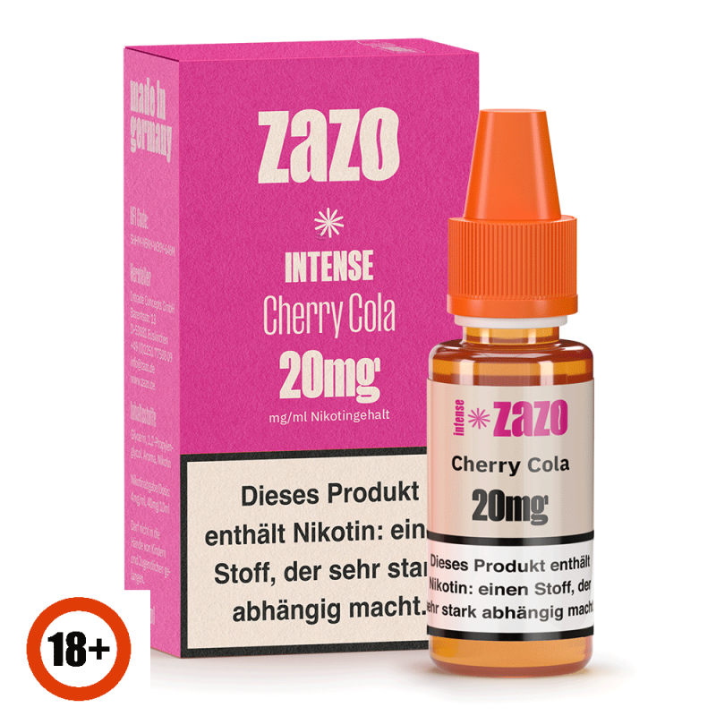 ZAZO INTENSE Cherry Cola Nikotinsalz Liquid 10ml 20mg
