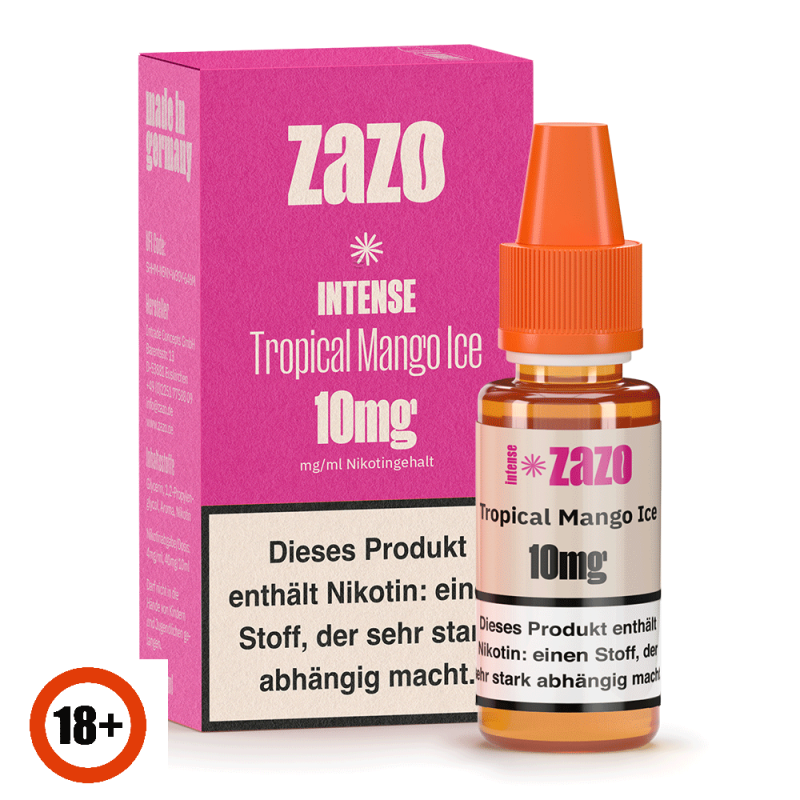 ZAZO INTENSE Tropical Mango Ice Nikotinsalz Liquid 10ml 10mg