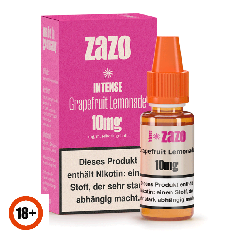 ZAZO INTENSE Grapefruit Lemonade Nikotinsalz Liquid 10ml 10mg
